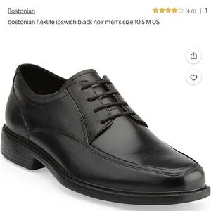 Men’s Bostonian Flexlite Classic Black Oxfords